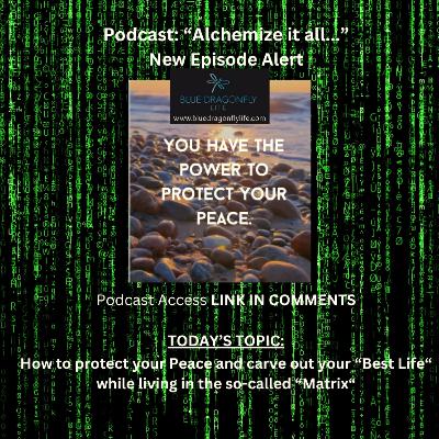 Episode #30 - "5 Ways to live in the "Matrix" with peace after a Spiritual Awakening"...