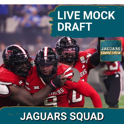 JAGUARS SQUAD SHOW: LIVE Jaguars Mock Draft | Post-Free Agency and NFL Combine JAGUARS SQUAD SHOW: LIVE Jaguars Mock Draft | Post-Free Agency and NFL Combine