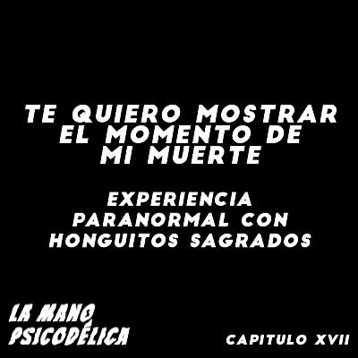 XVII. Te quiero mostrar el momento de mi muerte: experiencia paranormal con HOnguitos sagrados XVII. Te quiero mostrar el momento de mi muerte: experiencia paranormal con HOnguitos sagrados