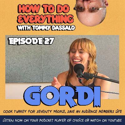 Gordi: Cook Turkey For Seventy People, Save An Audience Members Life