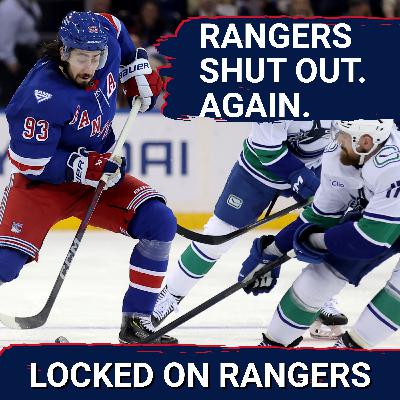 Rangers TERRIBLE against the Canucks, calling out Mike Sullivan for REFUSING to make adjustments!