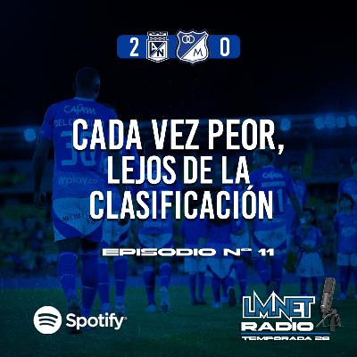 Temporada 28 Programa 11. Millonarios cada vez peor, cada ves mas lejos de la clasificación.