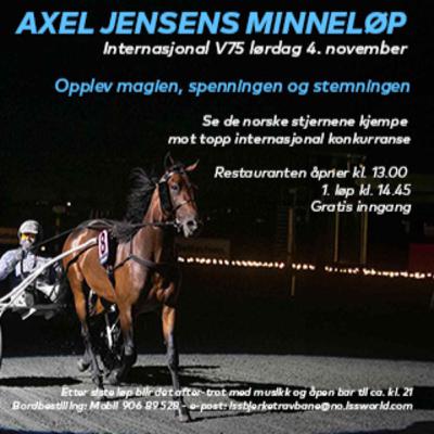 Axel Jensens Minneløp - En gang i året! Axel Jensens Minneløp - En gang i året!
