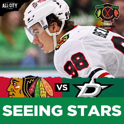 BLACKHAWKS POSTGAME: Bedard’s Late Goal NOT ENOUGH in OT Loss vs Dallas Stars | CHGO Blackhawks