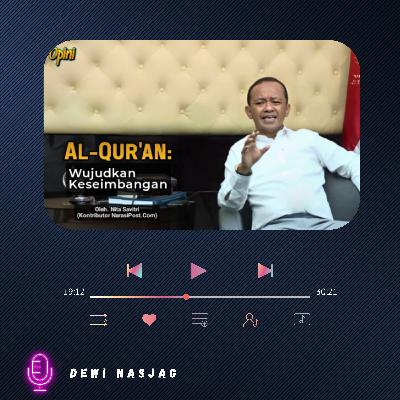Al-Qur'an: Wujudkan Keseimbangan