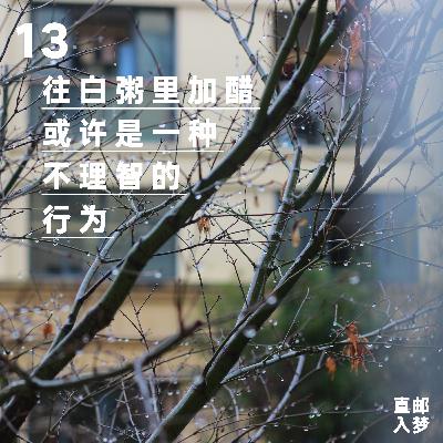 13. 往白粥里加醋或许是一种不理智的行为