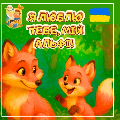 🎧📖 АУДІОКАЗКА - Я люблю тебе, мій Альфі | Казки українською | Ukrainian fairytales for kids abroad