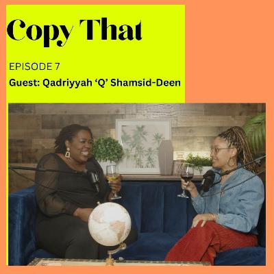 Staying Creative and Productive w/ Q. Shamsid-Deen