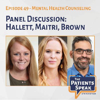 Hallett, Maitri, and Brown:  panel discussion on Mental Health Counseling
