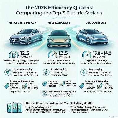 The 2026 Efficiency Queens: A Triple Electric Comparison
