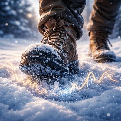 Dlaczego śnieg skrzypi pod butami?
