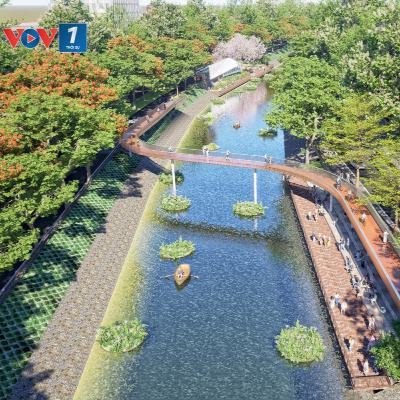 Tin trong nước - Hà Nội khởi công dự án cải tạo, tái thiết công viên tuyến hai bên sông Tô Lịch