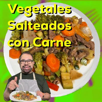 61 VEGETALES SALTEADOS CON CARNE DE RES