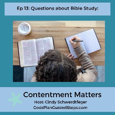 Questions about Bible Study