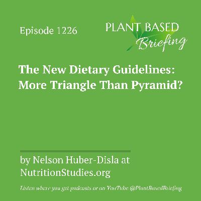 1226: The New Dietary Guidelines: More Triangle Than Pyramid? by Nelson Huber-Disla at NutritionStudies.org