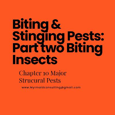 Biting and Stinging Pests: Flies, Fleas and Bugs