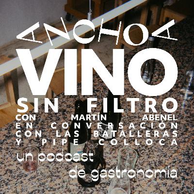 Ep 9: Vino sin filtro con Martín Abenel. En conversación con las Batalleras (Suelem Alves, Valen Aguerre, Paula Scapuccio) y Pipe Colloca. Ep 9: Vino sin filtro con Martín Abenel. En conversación con las Batalleras (Suelem Alves, Valen Aguerre, Paula Scapuccio) y Pipe Colloca.