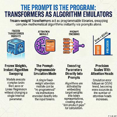 In-Context Algorithm Emulation in Fixed-Weight Transformers