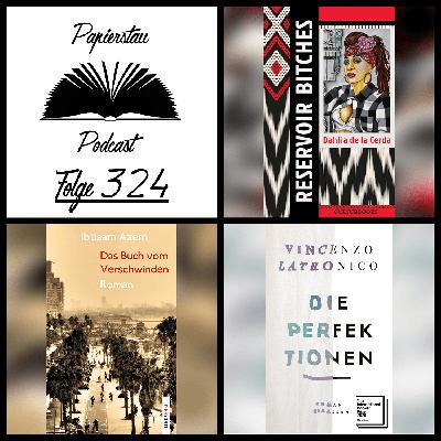 #324: International Booker Prize 2025 ("Reservoir Bitches" - Dahlia de la Cerda, "Small Boat" - Vincent Delecroix, "Under the Eye Of the Big Bird" - Hiromi Kawakami, "Das Buch vom Verschwinden" - Ibtisam Azem, "Die Perfektionen" - Vincenzo Latronico)