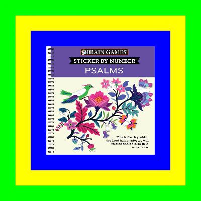 Read And Download Brain Games - Sticker by Number: Psalms Read Online