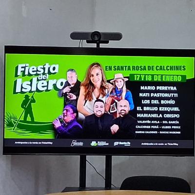 Operativo Verano: presentaron la Fiesta del Islero de Santa Rosa de Calchines Operativo Verano: presentaron la Fiesta del Islero de Santa Rosa de Calchines