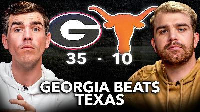Georgia DESTROYS Texas Instant Reaction | Can Texas Make the CFP? Georgia DESTROYS Texas Instant Reaction | Can Texas Make the CFP?