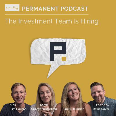 The Investment Team Is Hiring