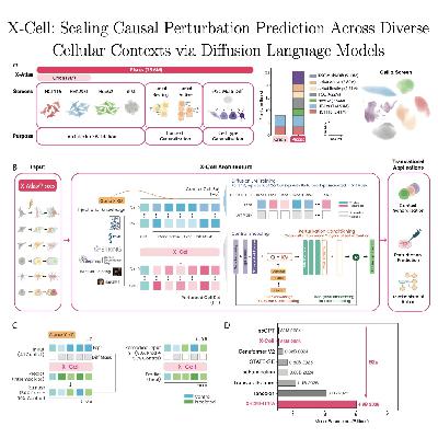 764-X-Cell：基于扩散语言模型的大规模因果扰动预测基础模型