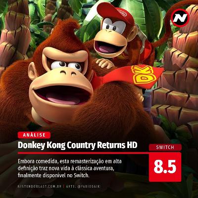 Análise: Donkey Kong Country Returns HD é a versão definitiva do clássico do Wii
