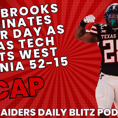 Tahj Brooks Dominates Senior Day as Texas Tech Routs West Virginia 52-15