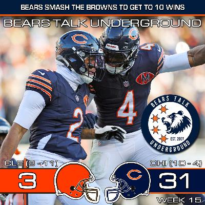 Week Fifteen Review - Frigid Temps Don’t Slow Down Bears Domination of Browns