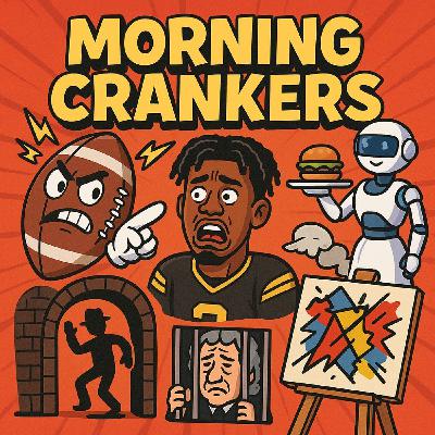 "Draft Day Drama, Robot Waiters, and Roasting the NFL | Morning Crankers"