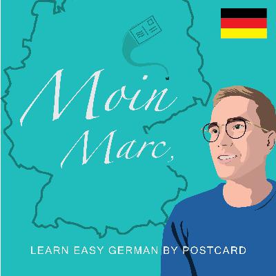 Wegfahren - a culture episode - Beginners Learn easy German by Postcard