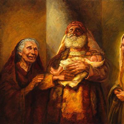 “The Lord meets you the same way He met Simeon” Christmas 1 2025