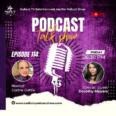 powerful Highlighted clip of the Radio & TV Entertainment Podcast Show, Celebrity Journalist and Podcast Host Corine Gatti sits down with Hollywood Actress and Model Dorothy Meyers