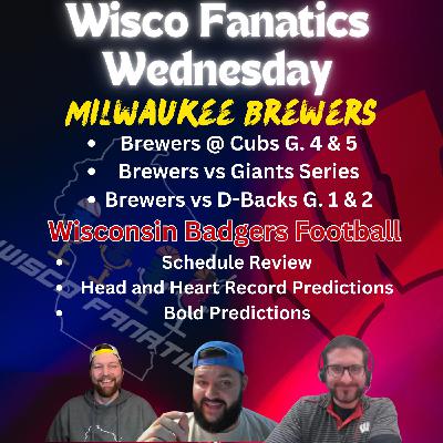 Brewers in middle of 19 in 18, Badgers Record and Bold Predictions