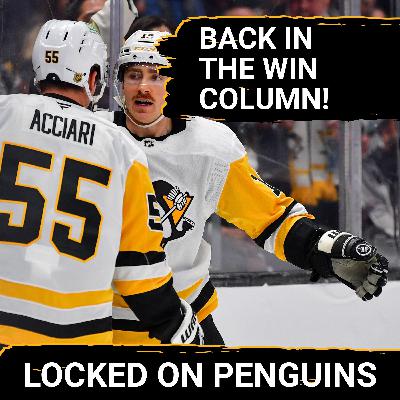 The Penguins get BACK in the win column against the Kings!