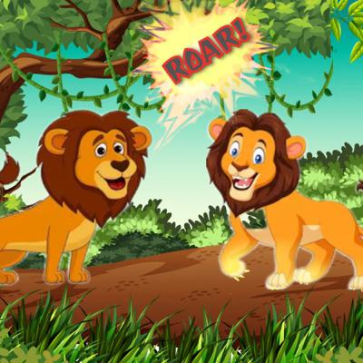 Leo and Leroy the lions explore their superpowers.