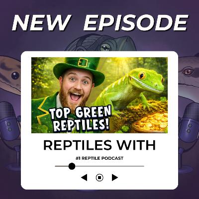 Top 5 Favorite Green Reptiles & St. Patrick K*LLED SNAKES?! | Reptiles With Podcast Top 5 Favorite Green Reptiles & St. Patrick K*LLED SNAKES?! | Reptiles With Podcast