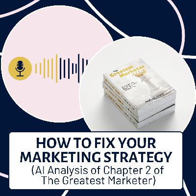 EP149: How to Fix Your Marketing Strategy (AI Analysis of Chapter 2 of The Greatest Marketer) EP149: How to Fix Your Marketing Strategy (AI Analysis of Chapter 2 of The Greatest Marketer)