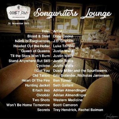 Songwriters Lounge vom 26. November 2025 Songwriters Lounge vom 26. November 2025