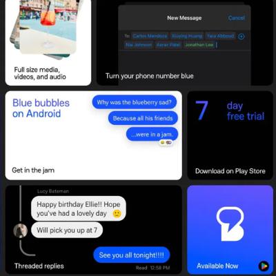 You can pay to have blue bubbles on Android now?