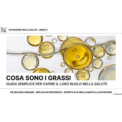 #081-26 COSA SONO I GRASSI