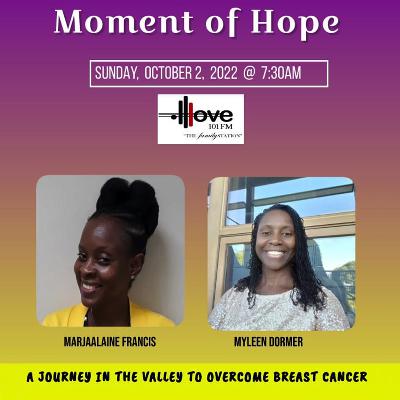 Myleen Dormer, Guest on Moment of Hope Myleen Dormer, Guest on Moment of Hope