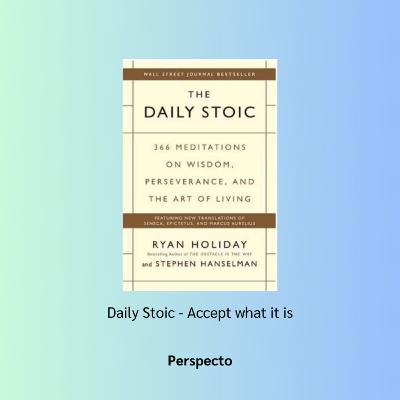 Daily Stoic ยอมรับและรักกับทุกอย่างที่เกิดขึ้น Daily Stoic ยอมรับและรักกับทุกอย่างที่เกิดขึ้น