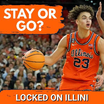 DEBATE: The CASE FOR KEATON WAGLER, Should He STAY or Go to the NBA? | Illini Podcast