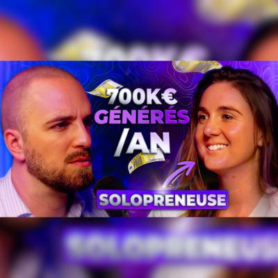 700 000€ de chiffre d’affaires par an, seule grâce à l’IA - Marjolaine Grondin x Thibault Louis
