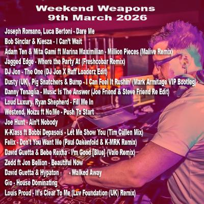 Episode 67: Weekend Weapons 9th March 2026