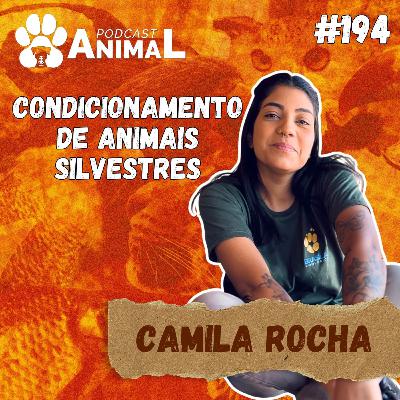 Podcast Animal 194 - Condicionamento de animais silvestres com Vet Camila Rocha
