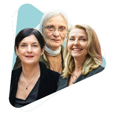 Joanna Kuciel-Frydryszak, s. Małgorzata Chmielewska i dr hab. prof. UR Anna Siewierska - Polek portret własny